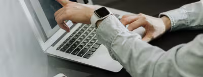 Computer working